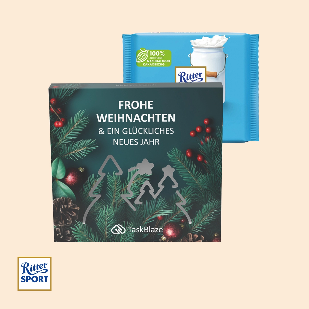 Präsentbox Premium Wald - Ritter SPORT Alpenmilch