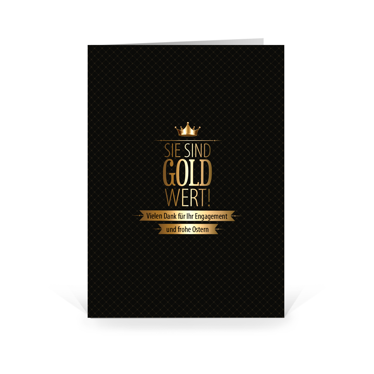 Karte: Sie sind Gold wert - Karte - Ostern