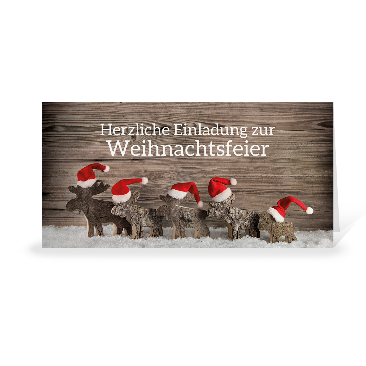 Karte: Einladungskarte Eine Richtung