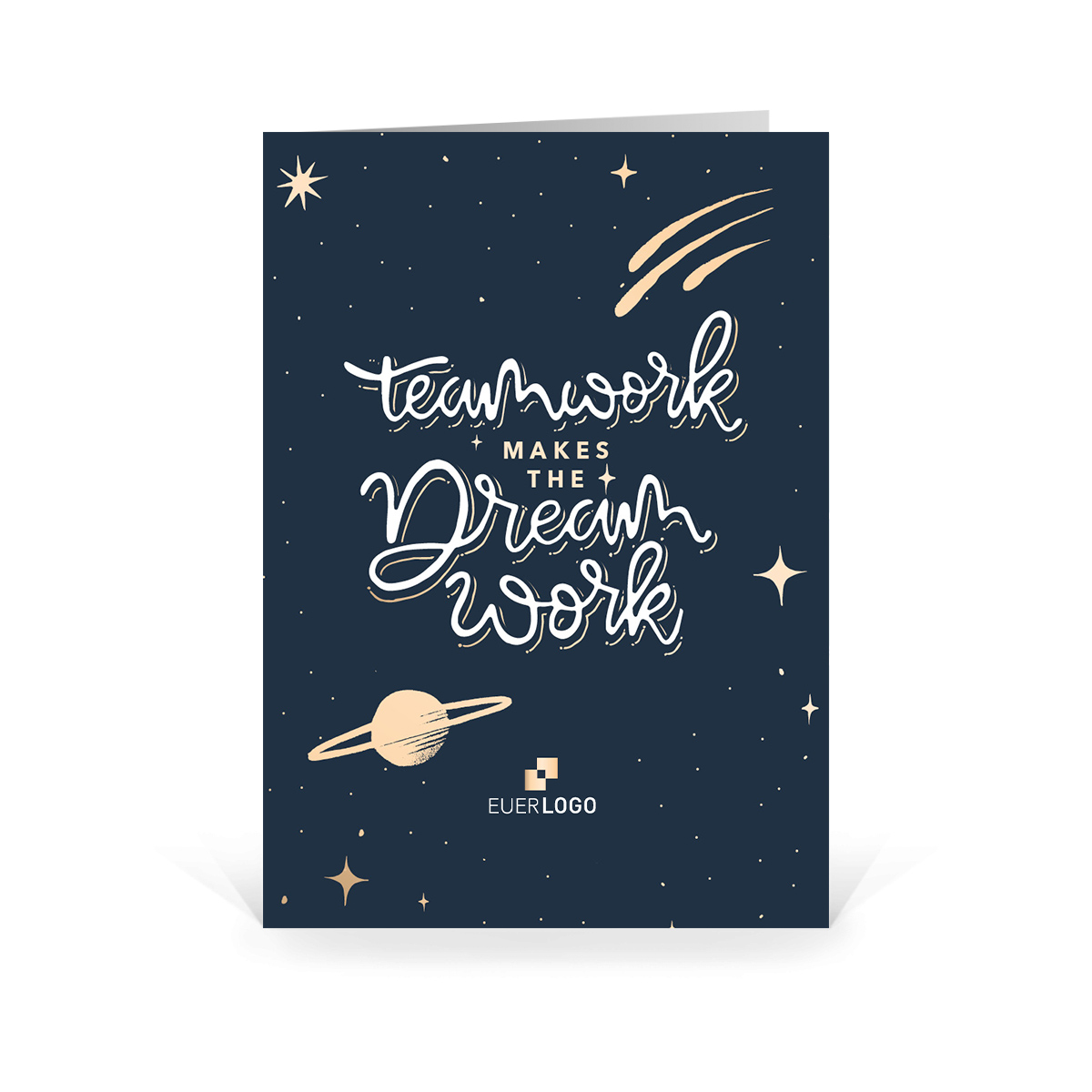 Karte: Teamwork makes the dream work - Himmel