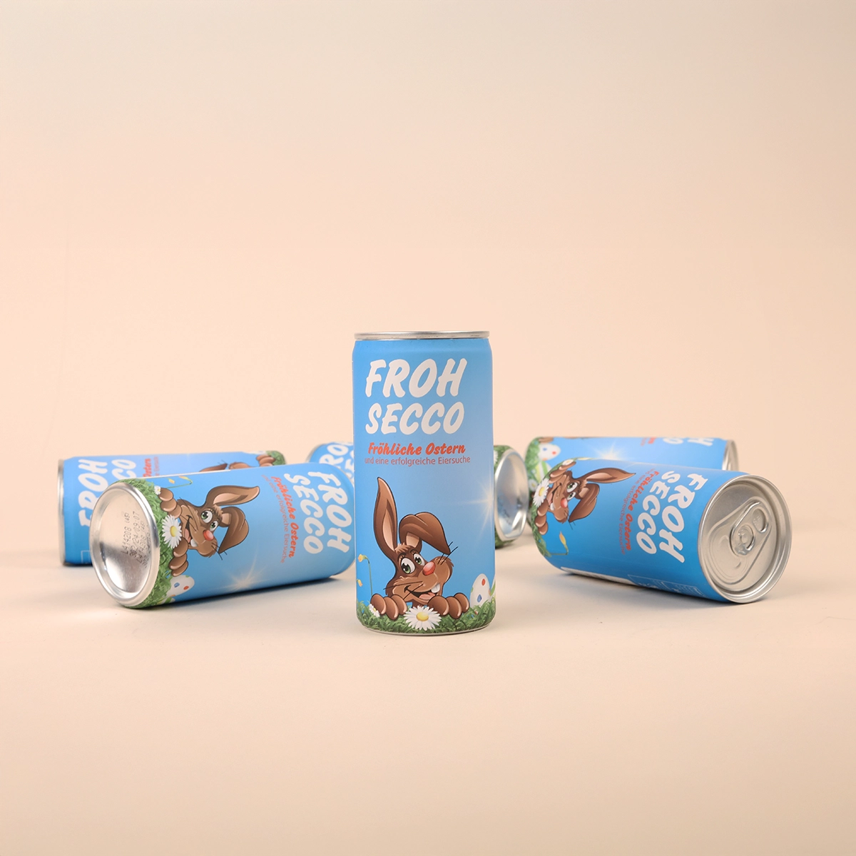 FrohSecco Hasi – 6x prickelnder Ostergruß