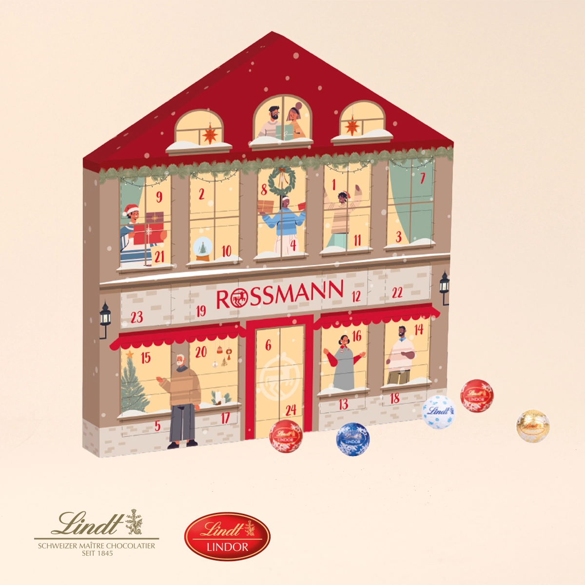Adventskalender Lindt Weihnachtshaus Jubiläum
