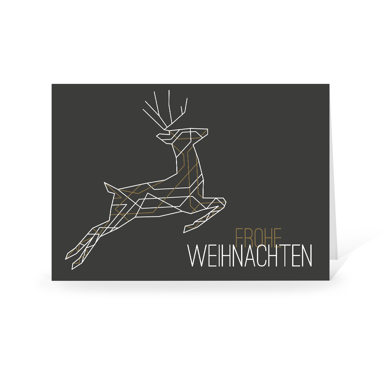Karte: Art Deco - Hirsch