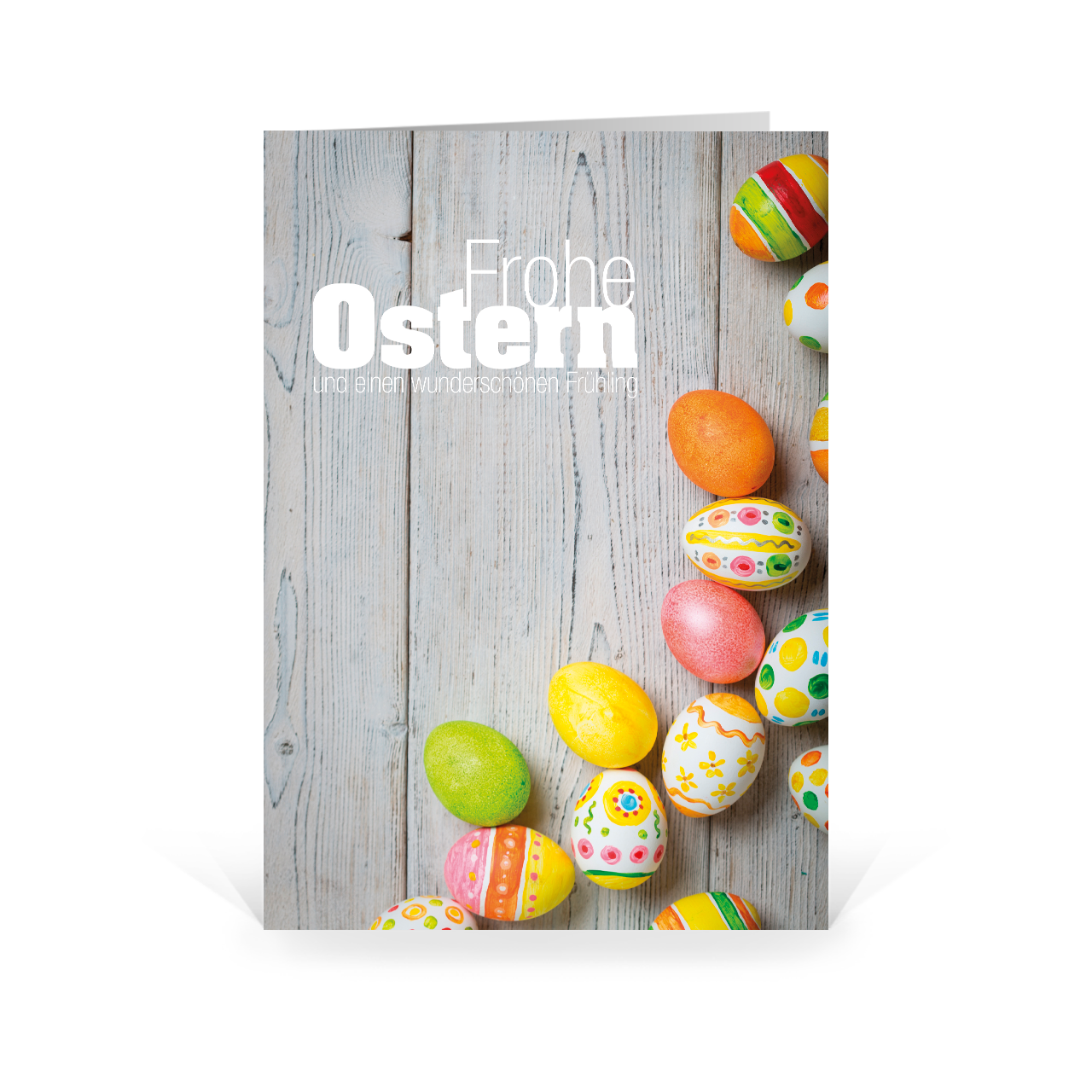 Karte: Frühlingsfarben