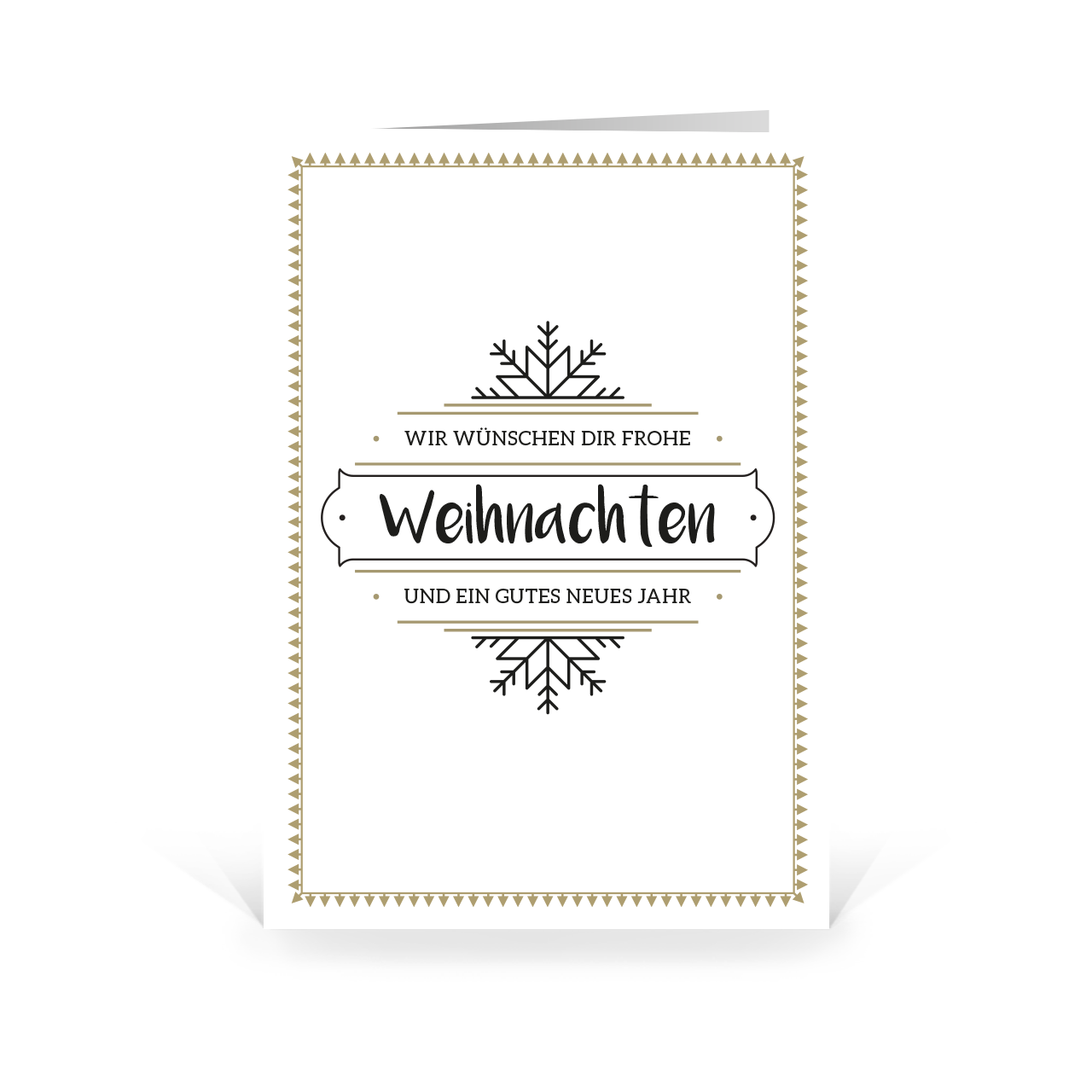 Karte: Simple Schneeflocke 02