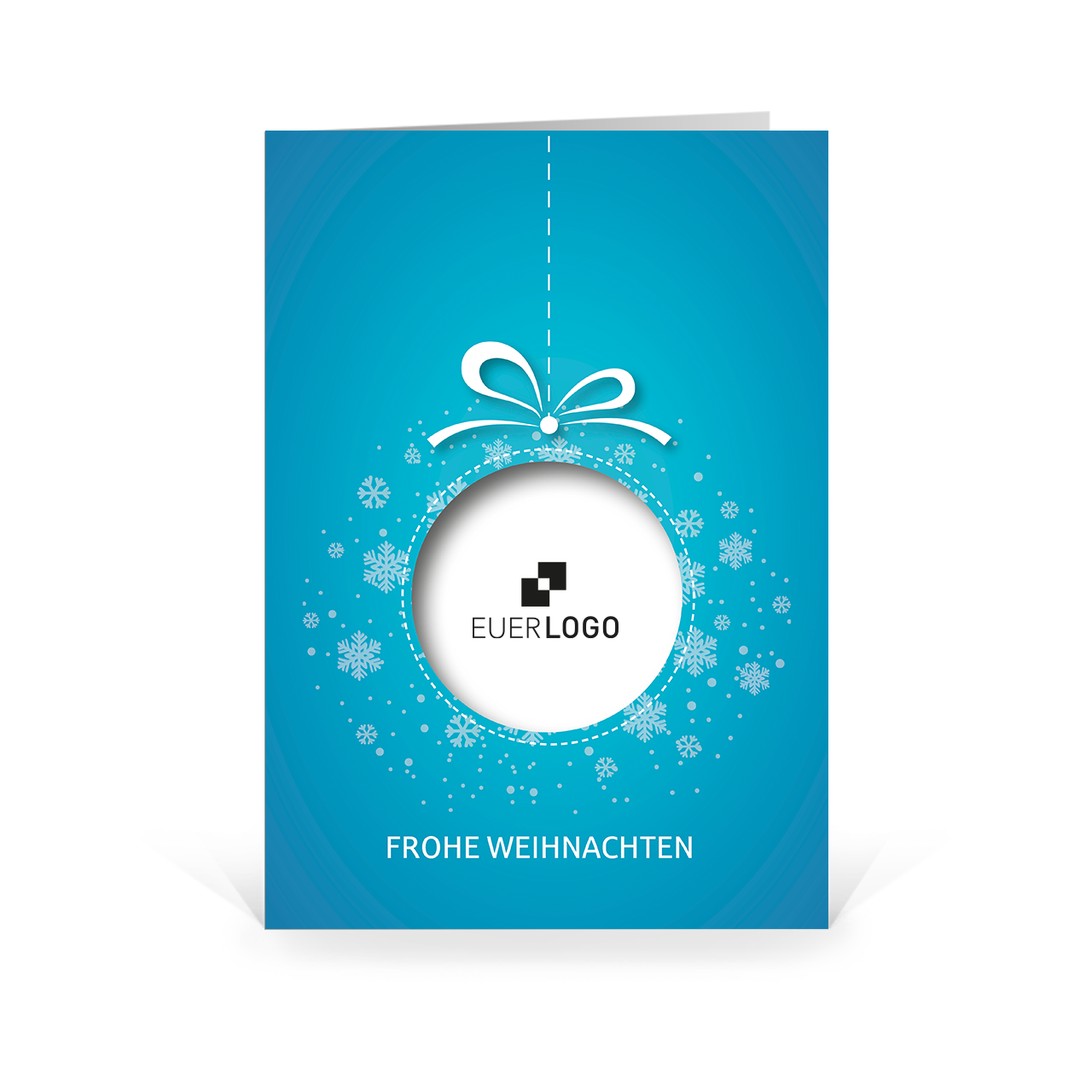 Karte: Weihnachtsrahmen