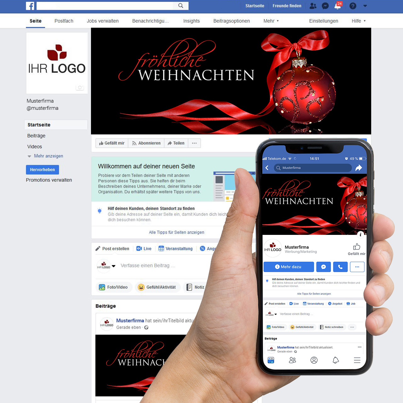 Facebook-Titelbild Blackedition