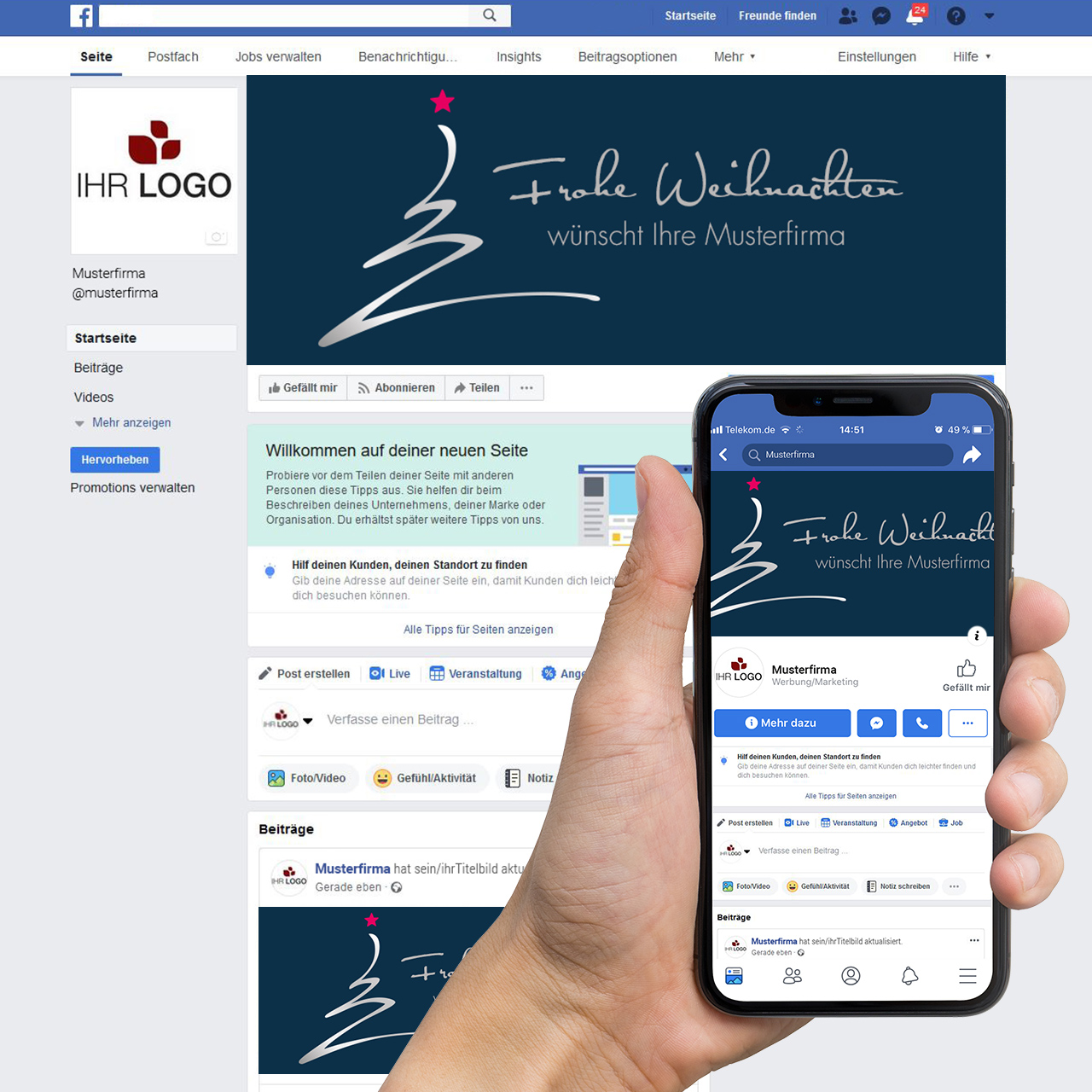 Facebook-Titelbild Design