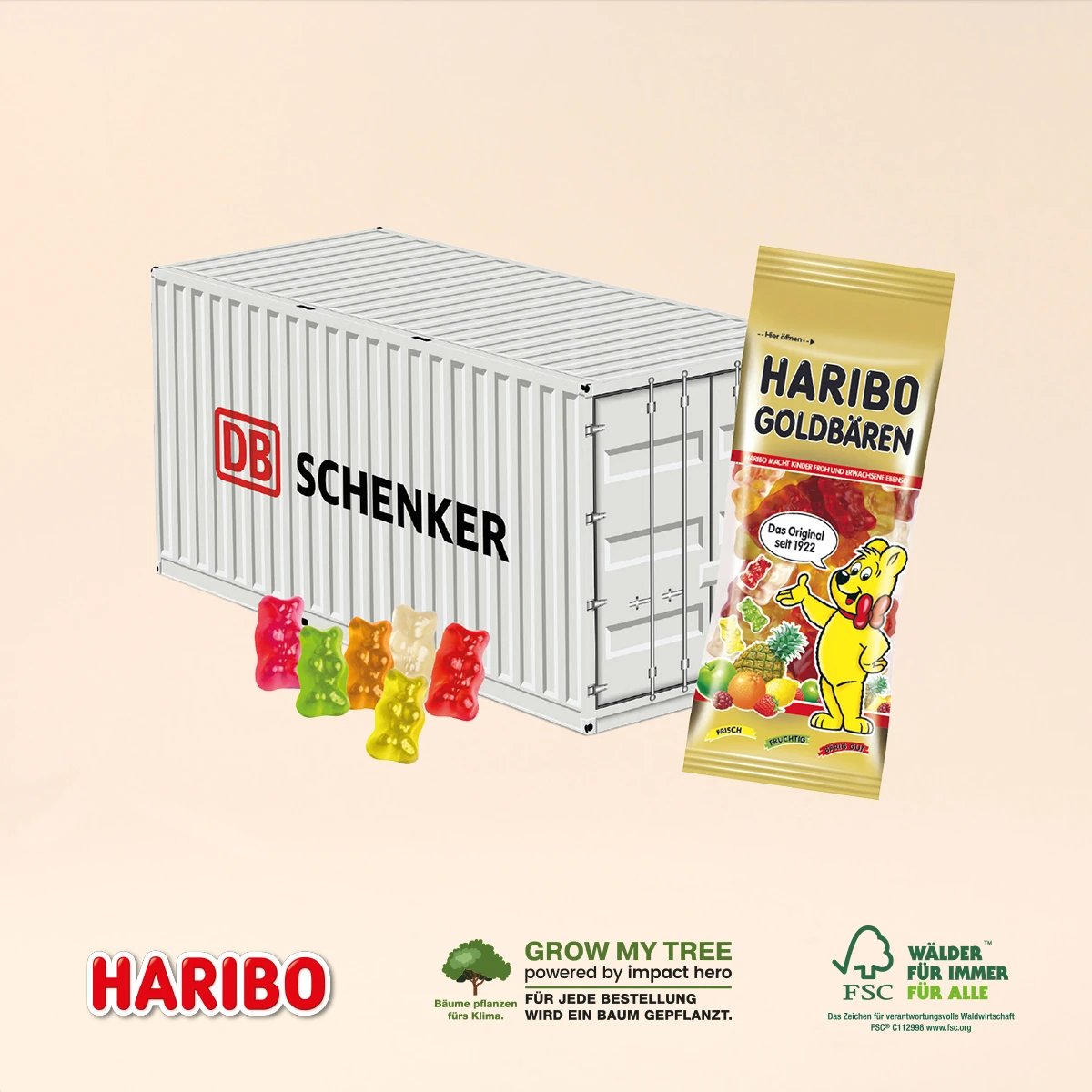 3D Präsent Container - Haribo