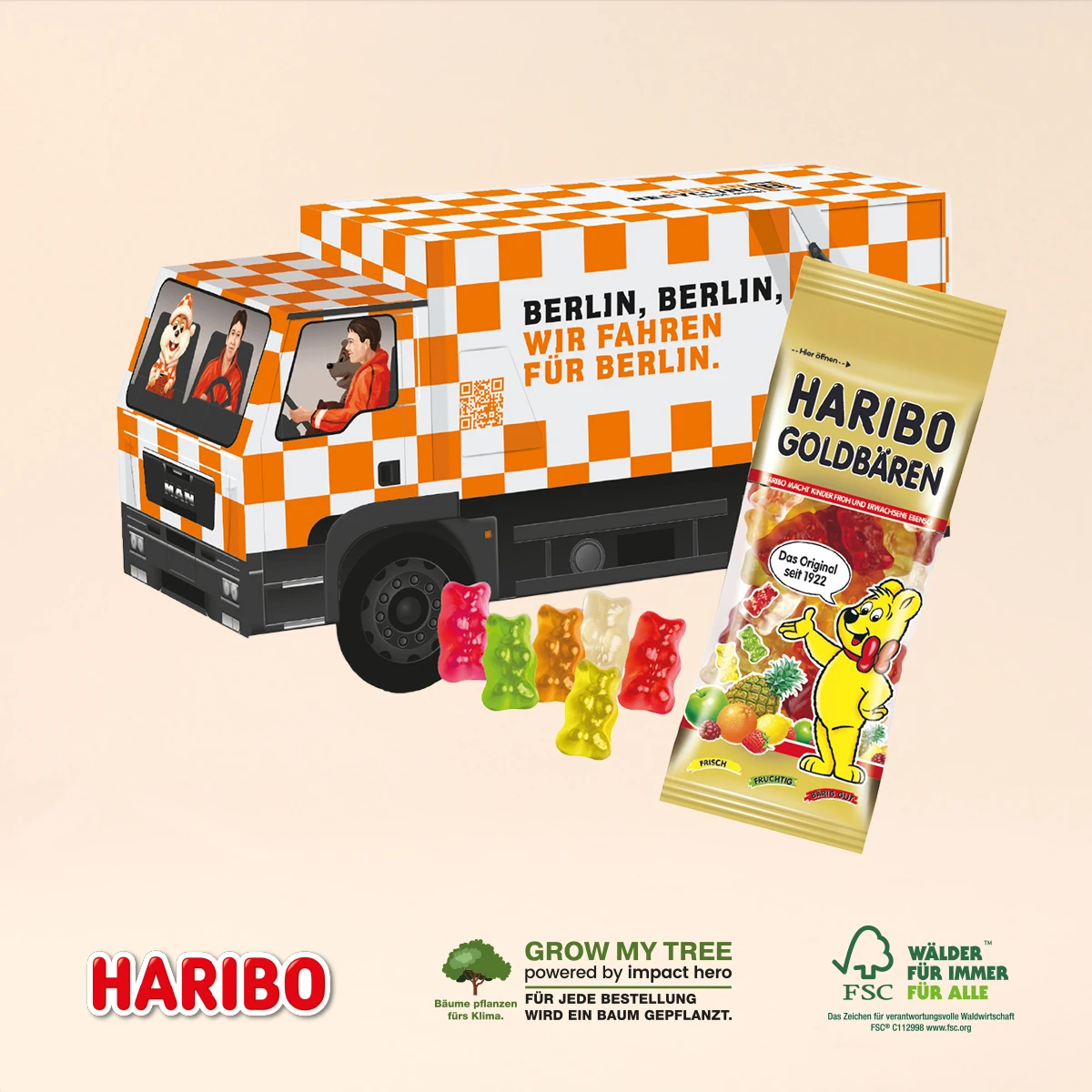 3D Präsent LKW - Haribo
