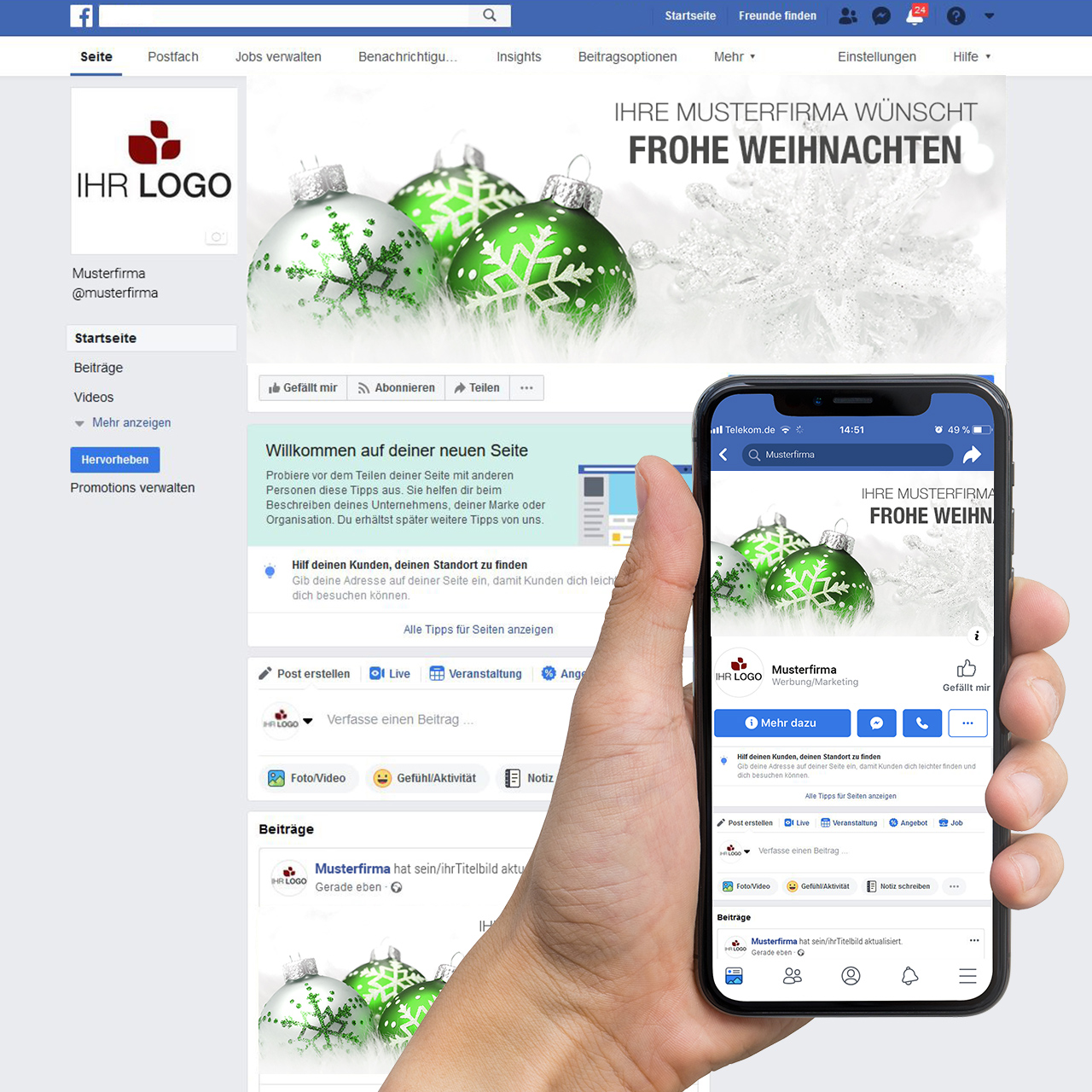 Facebook-Titelbild Weihnachtskugel 01