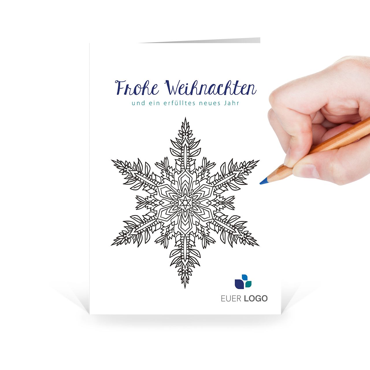 Karte: Ausgezeichnet - Schneekristall