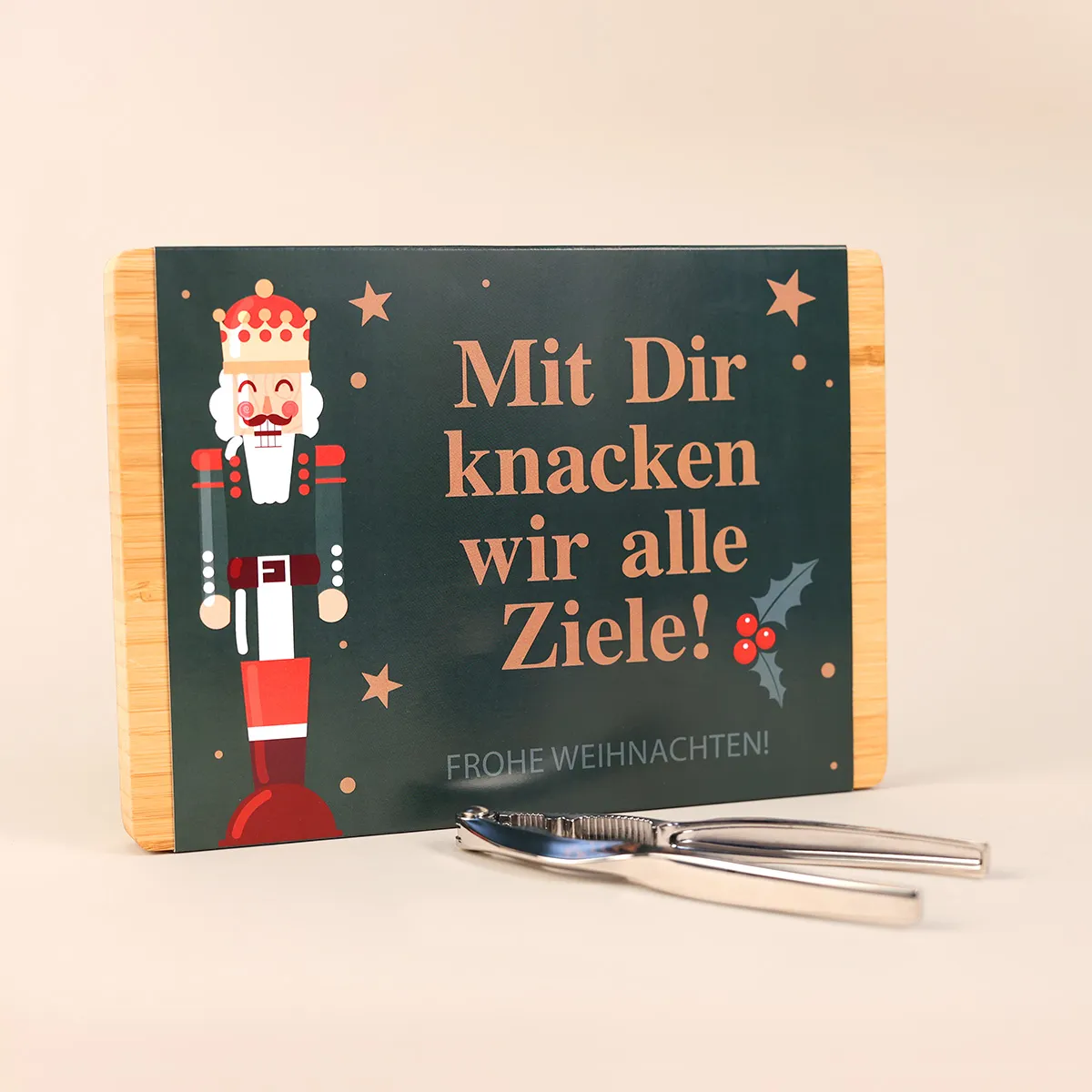 Nussknacker Mit Dir knacken wir alle Ziele