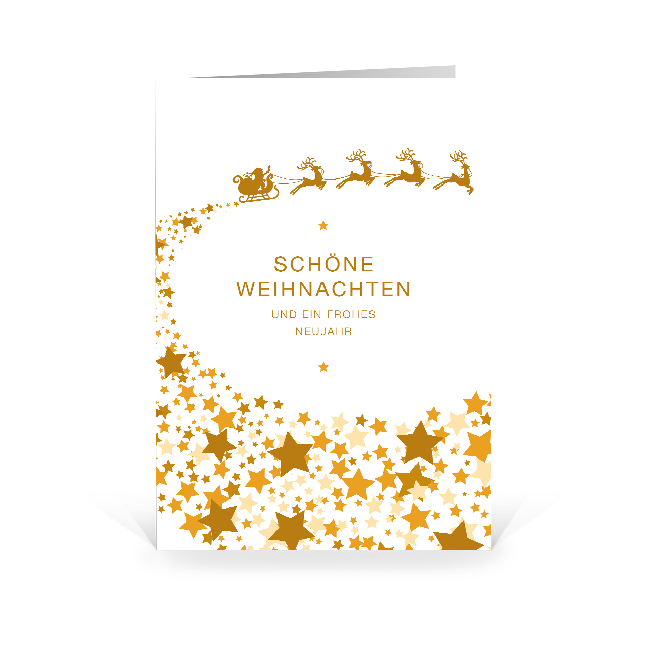 Karte: Sternenstaub weiß