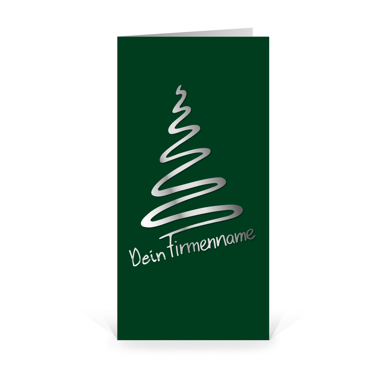 Karte: Handsigniert - Weihnachtsbaum