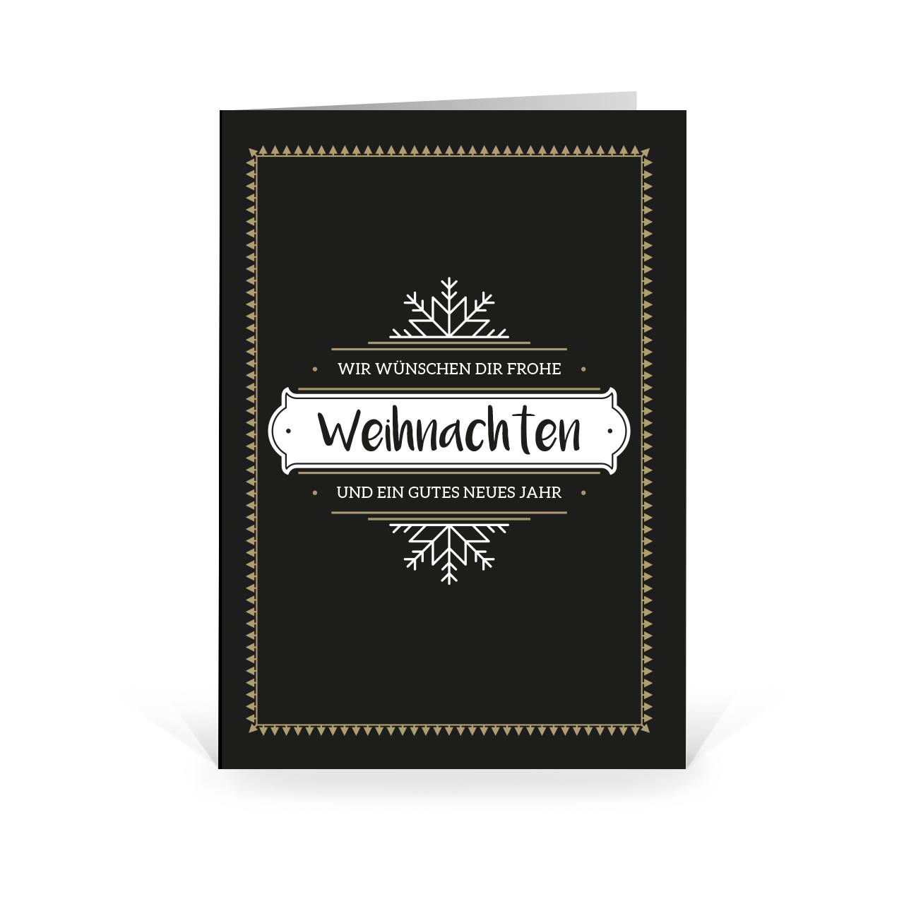 Karte: Simple Schneeflocke 03