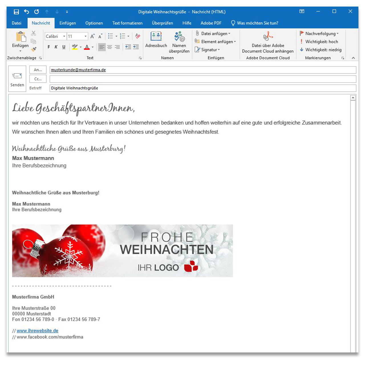 E-Mail-Signatur "Weihnachtskugel 02" title=