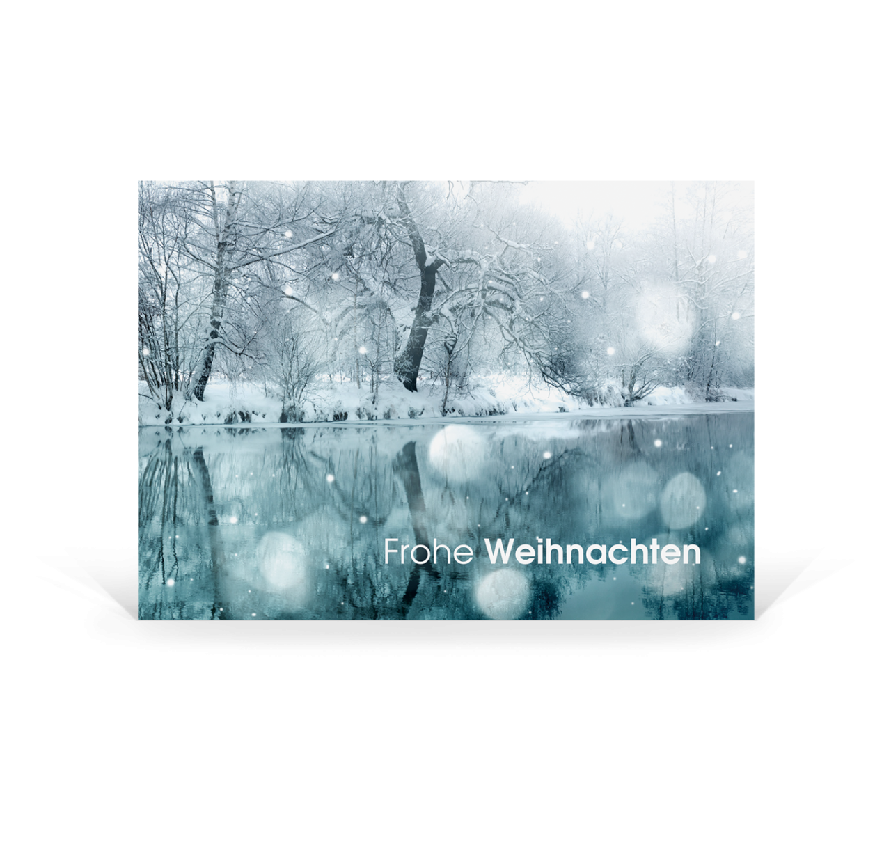 Postkarte Winterlandschaft