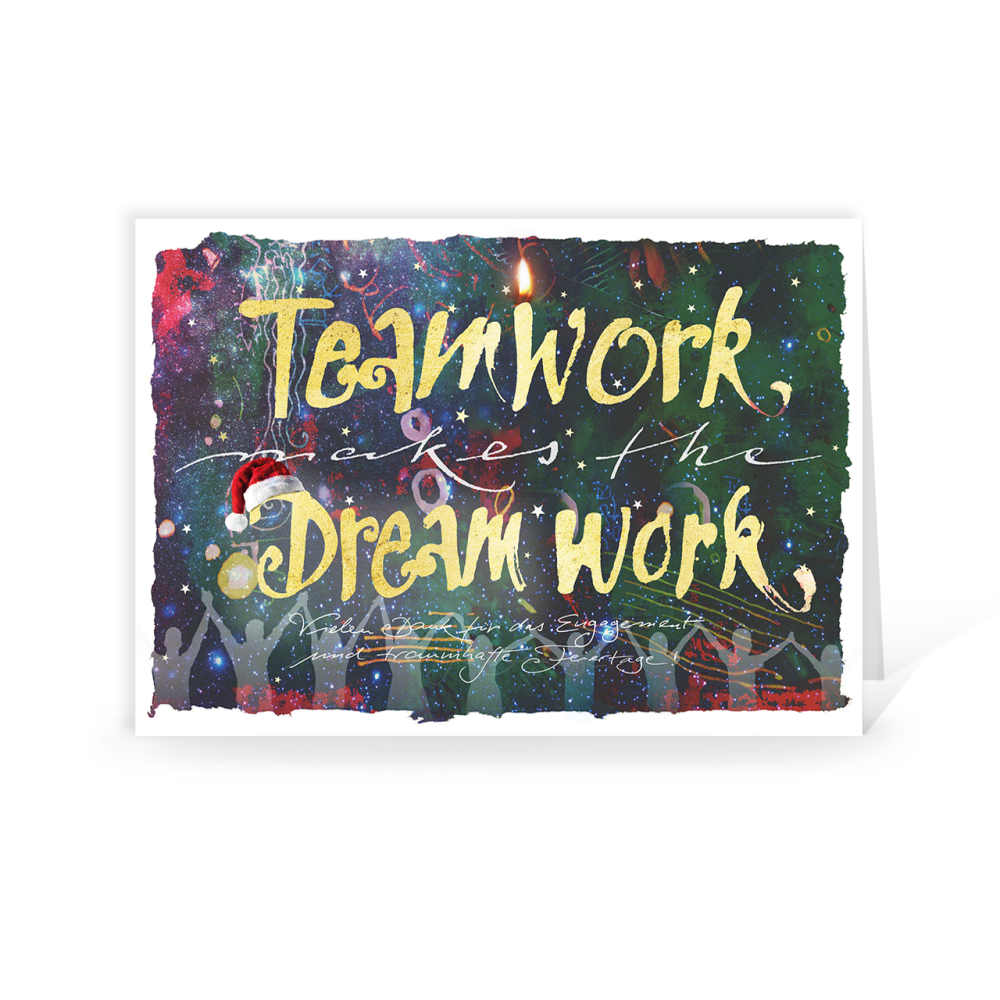 Teamwork makes the Dream work title=