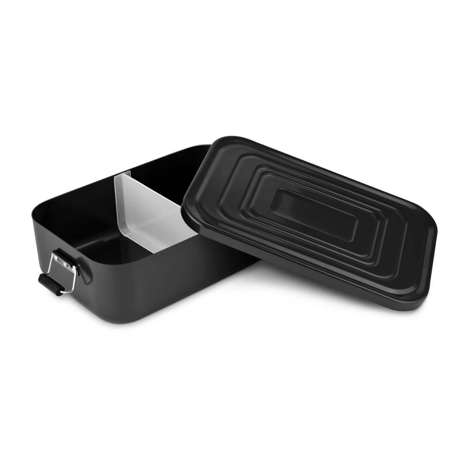 Lunchbox Quadra Schwarz matt XL