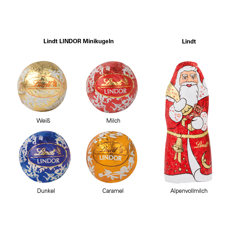 Adventskalender Lindt Centro mit Weihnachtsmann