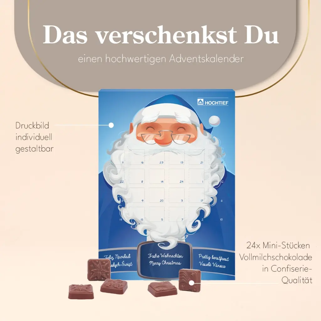 Wand-Adventskalender Classic Design