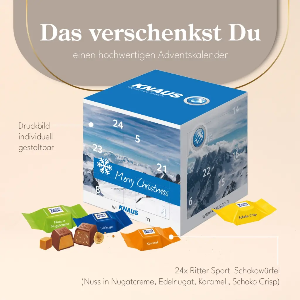 Cube Adventskalender Ritter Sport