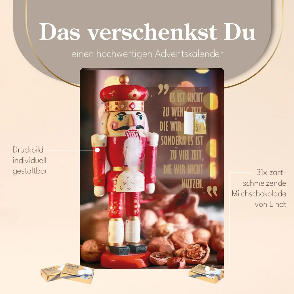 Adventskalender mit 31 Türchen