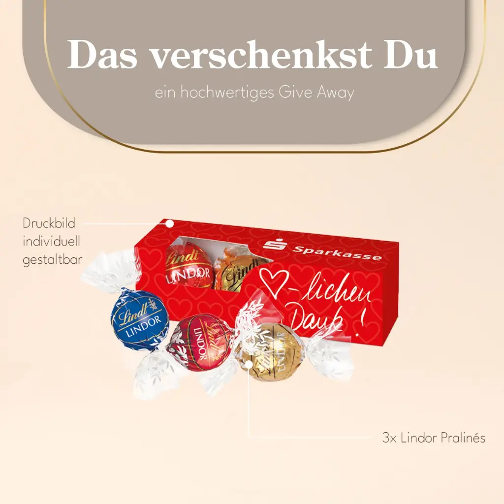Lindt Lindor Präsent, 3er