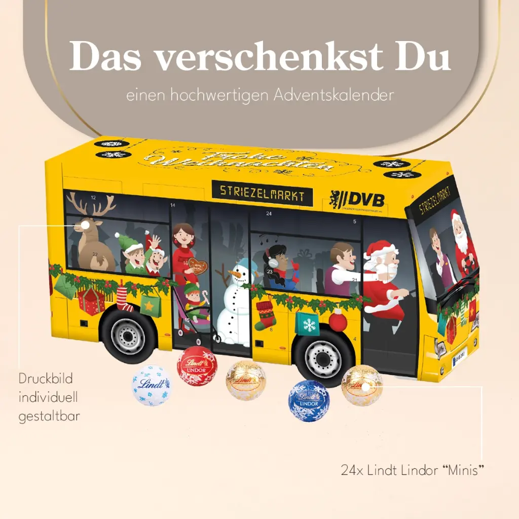 Bus Adventskalender Lindt