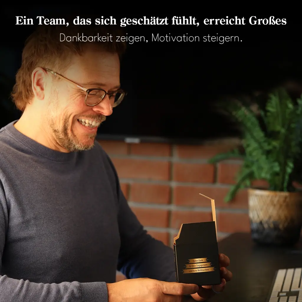Du bist Gold wert Würfel XL – Christmas