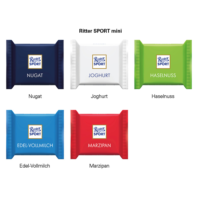 Werbekarte Midi Ritter Sport mini
