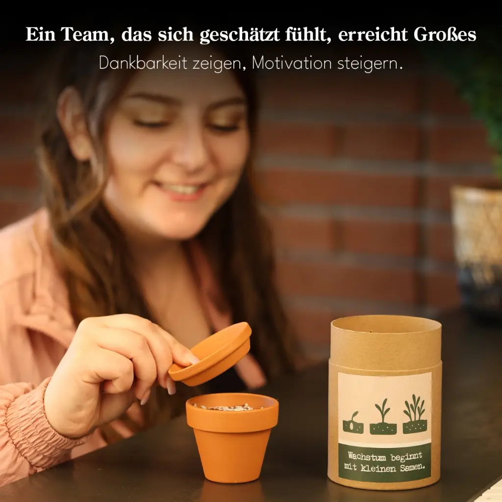 Anzuchtset "Wachstum beginnt mit kleinen Samen" - Kresse