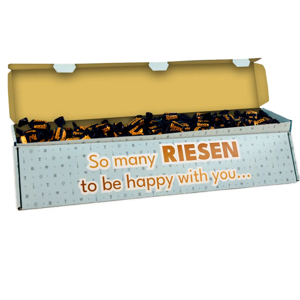 RIESEN Dankeschön "So many RIESEN to be happy with you..."