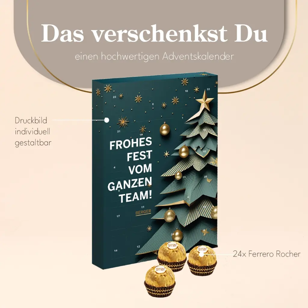 Wand-Adventskalender Ferrero Rocher