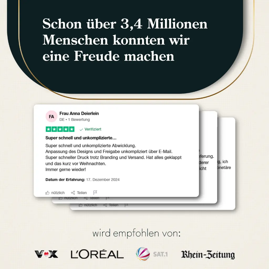 Geschenkset "Weihnachtsgrüße to go"