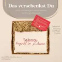 Kirschkernkissen "Balance beginnt im Kleinen"