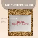 Kirschkernkissen "Balance beginnt im Kleinen"