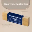 Flaschenöffner "Mit Dir bleibt alles im Lot"