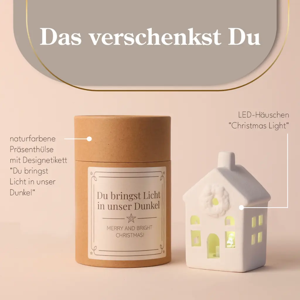 Christmas Light "Du bringst Licht in unser Dunkel!"