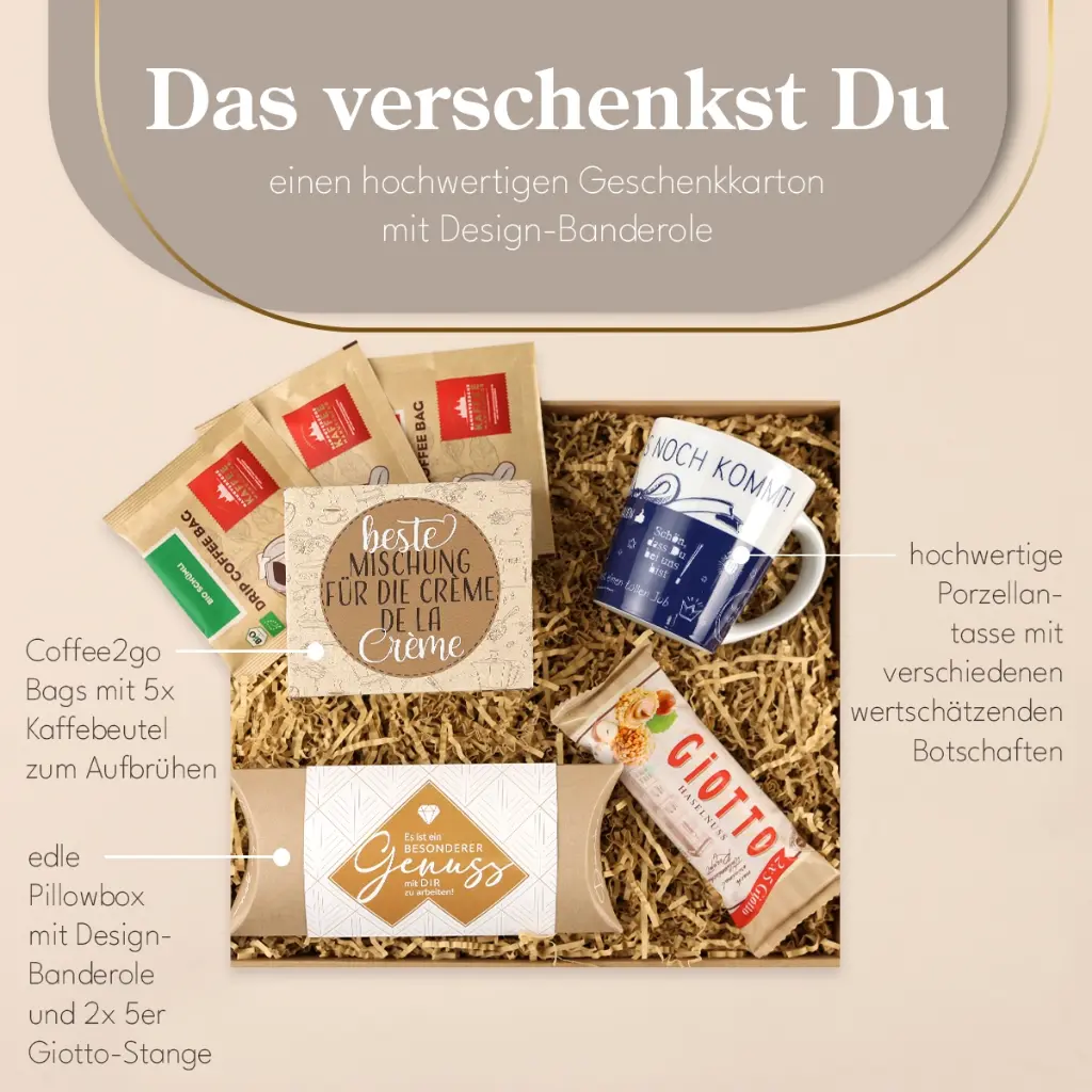 Geschenkset „Coffeebreak for you“ - Crème de la Crème