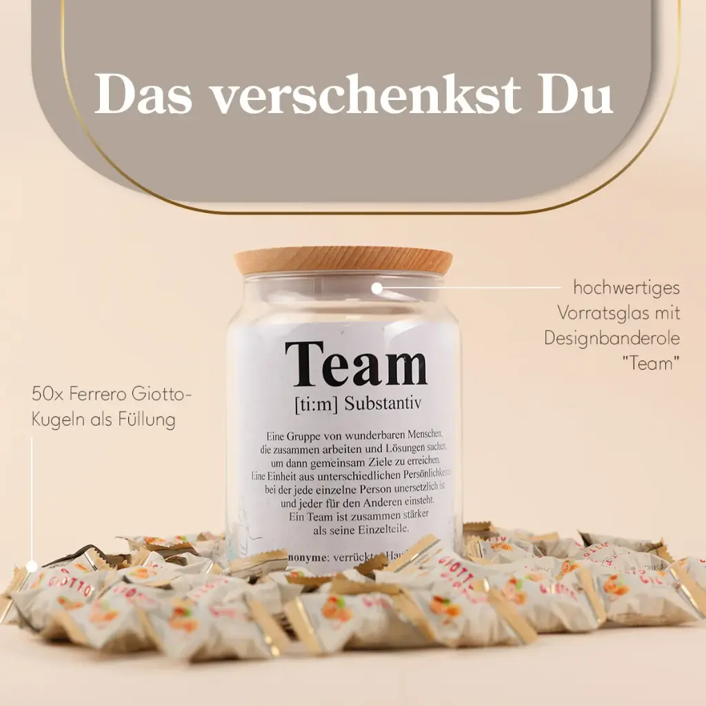 Teamgeschenk XL „Team“ - Giotto
