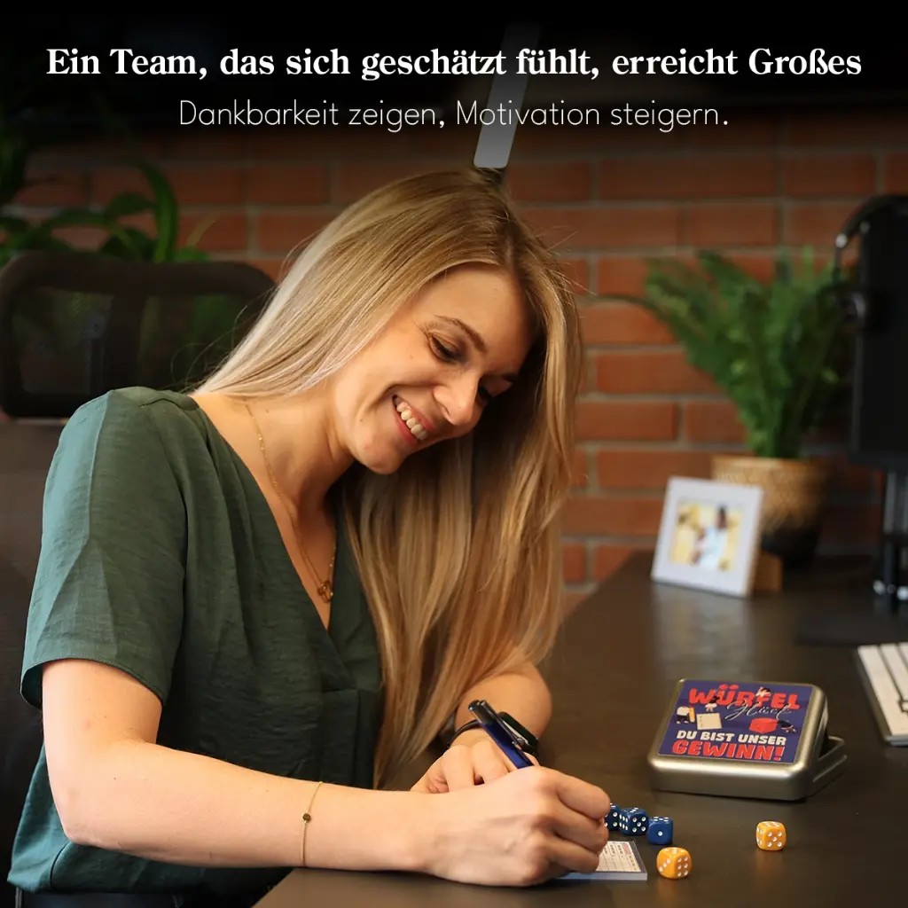 "Du bist unser Gewinn!" - Würfelspiel