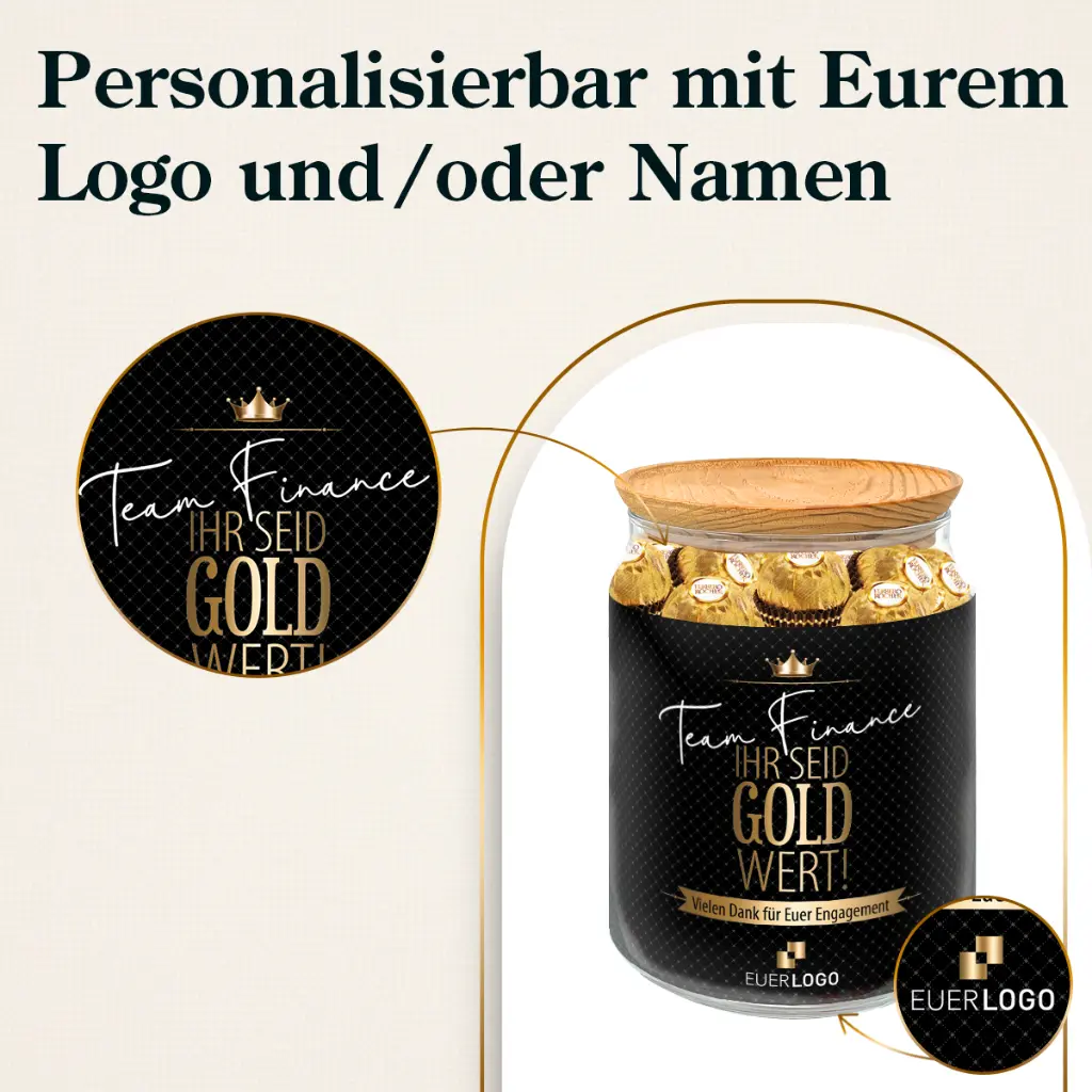 Teamgeschenk XL „Gold wert" - Rocher