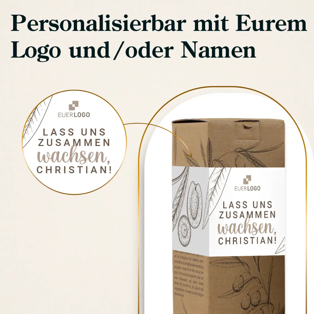 Lass uns zusammen wachsen - Olivenöl