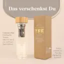 Thermo-Glasflasche mit Teesieb "AllerbesTEE"