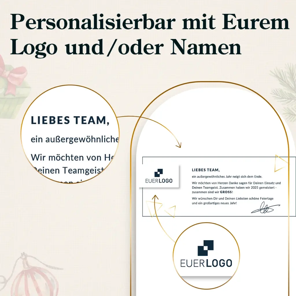 Wir sind zusammen groß – merci Xmas