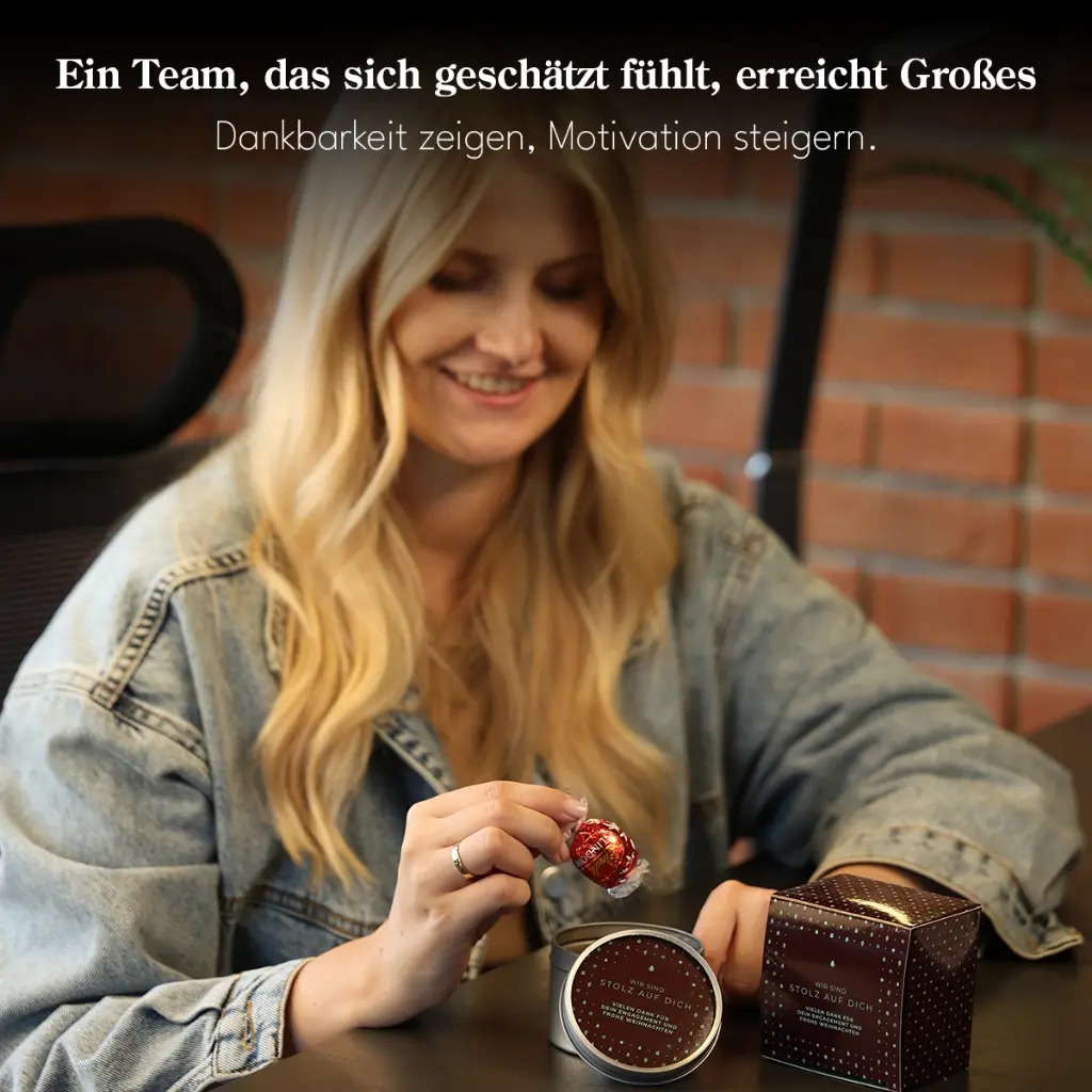 Wir sind stolz auf Dich - Lindt