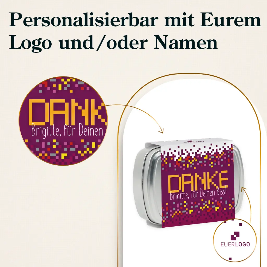 Geschenkdose "Danke für Deinen Biss" - Maoam