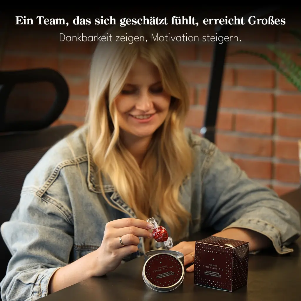 Wir sind stolz auf Sie - Lindt